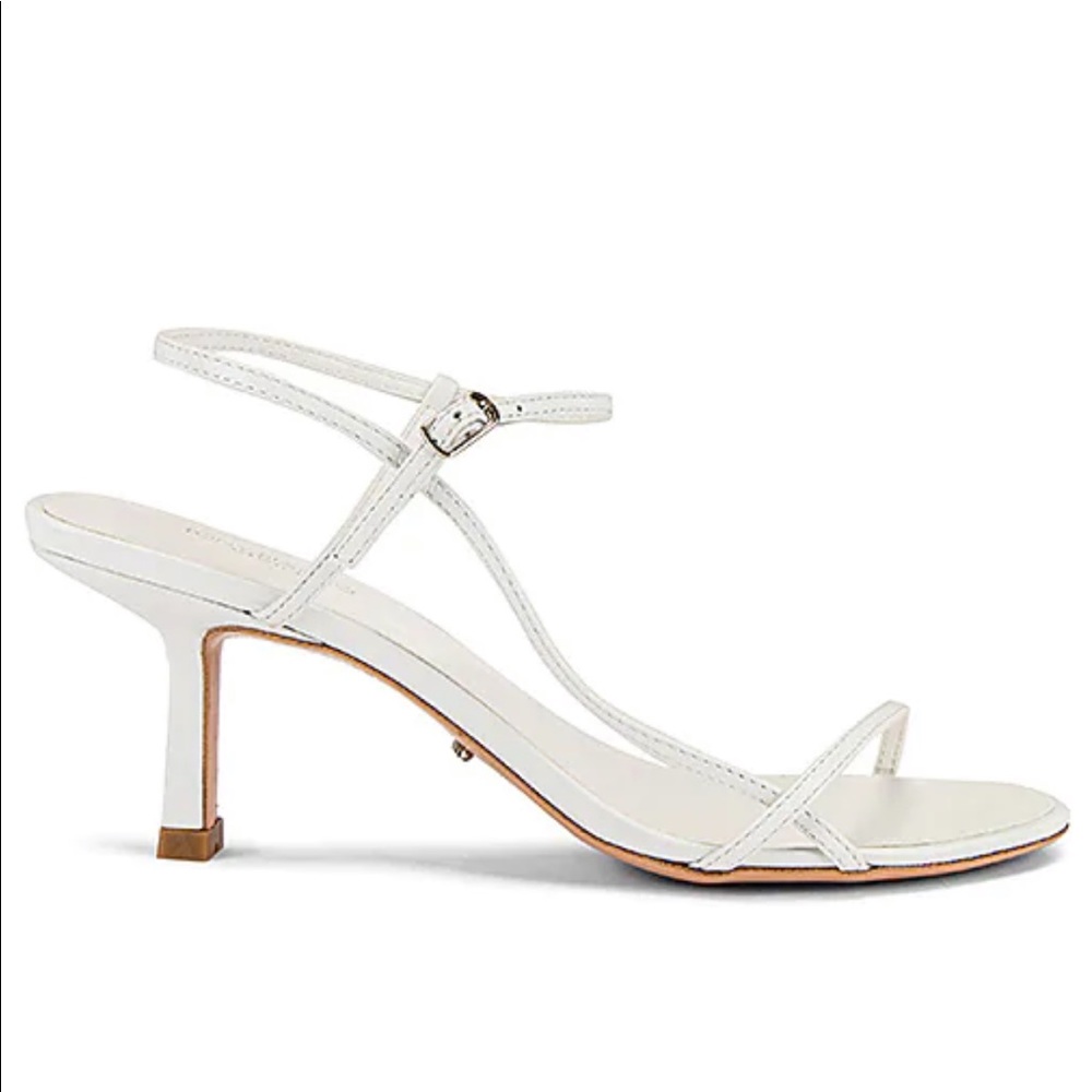 Tony Bianco Caprice White Kid Heels | Size 6
